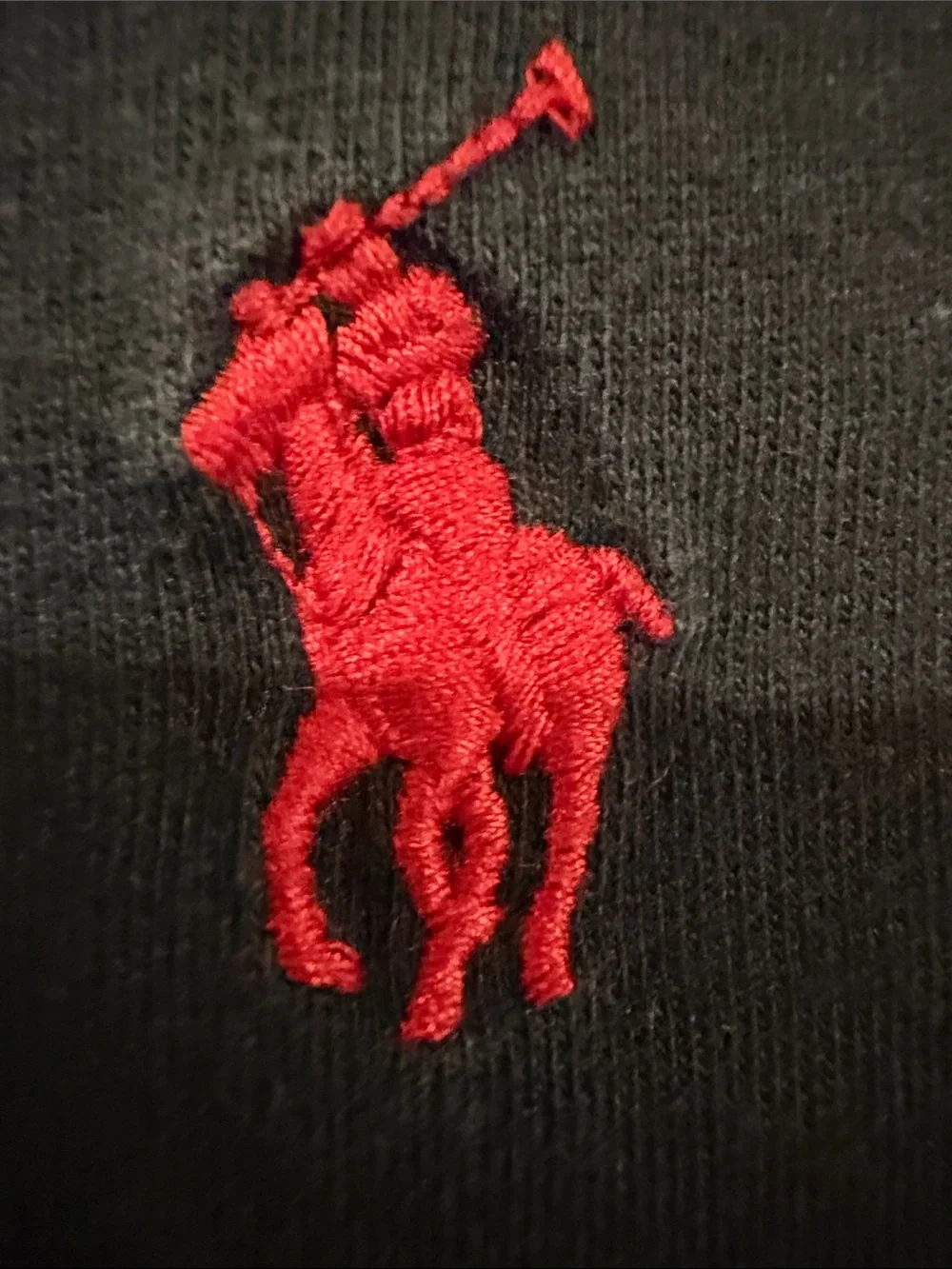 Men’s Polo Ralph Lauren Black Hooded Shirt